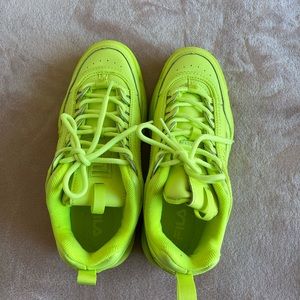 Neon FILA sneaker
